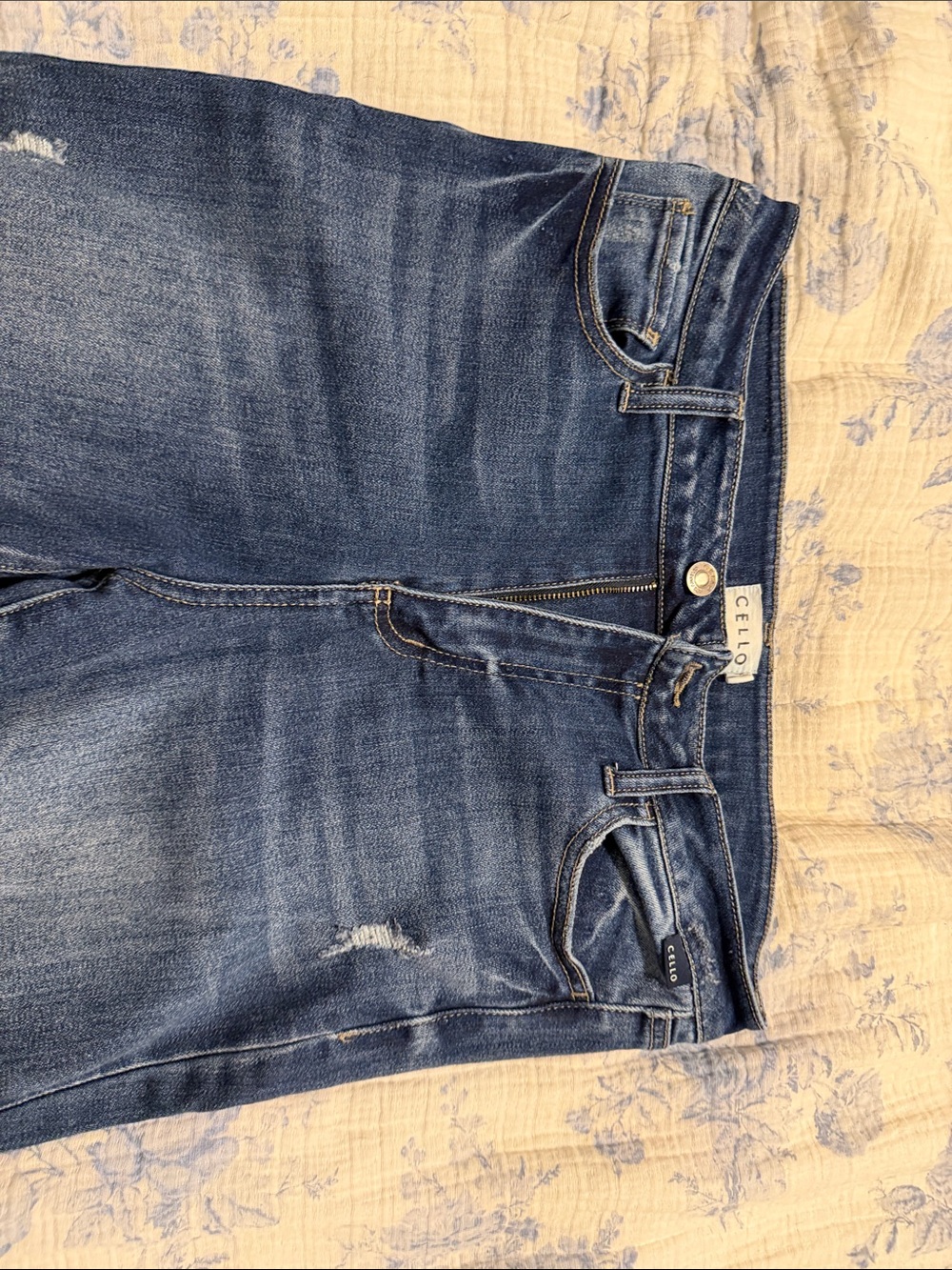 CELLO Women's Dark Blue Boyfriend Jeans